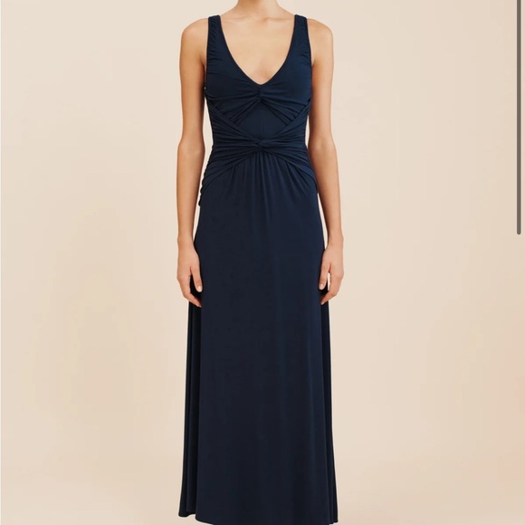 Posse Jersey Dress in Navy NWT - Picture 3 of 4